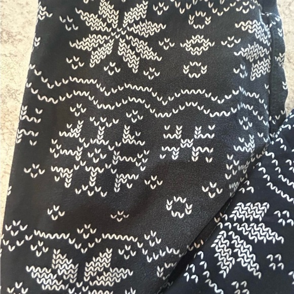 Women leggings Holiday OS Snowflakes - Picture 2 of 8
